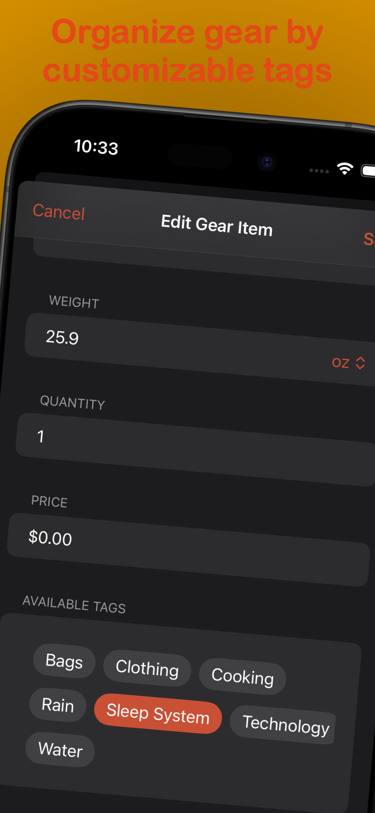 Screenshot of Gear Garage